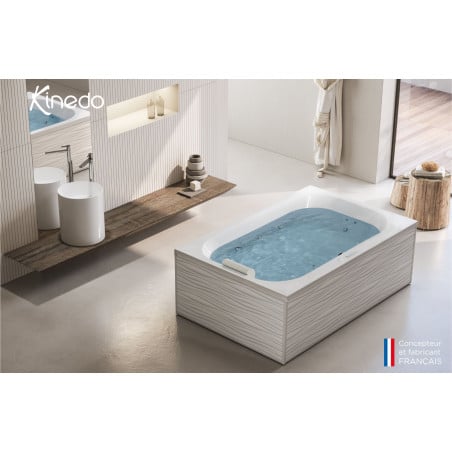 Kinedo Bossanova - Rectangulaire - 185 x 120 cm - Fabrication française - Avec tablier