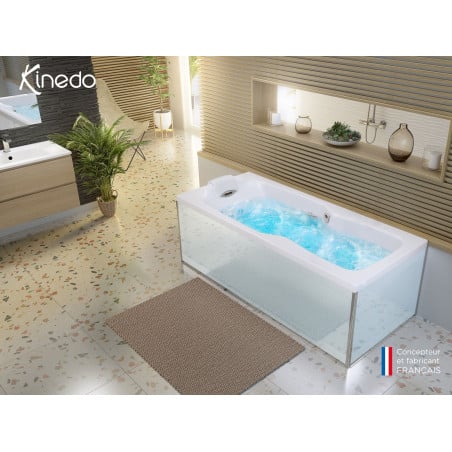 Kinedo Kineplus - Rectangulaire - 180 x 80 cm - Fabrication française - Avec tablier