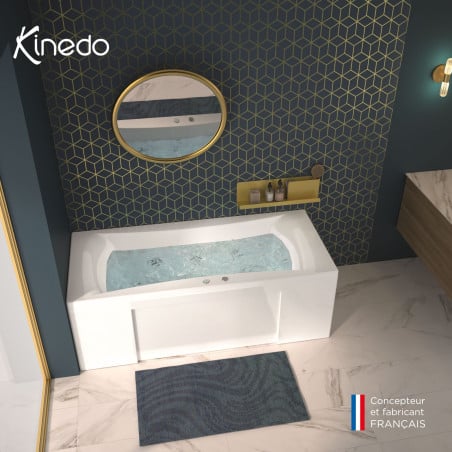 Kinedo Avantage - Rectangulaire - 180 x 80 cm - Fabrication française - Avec tablier